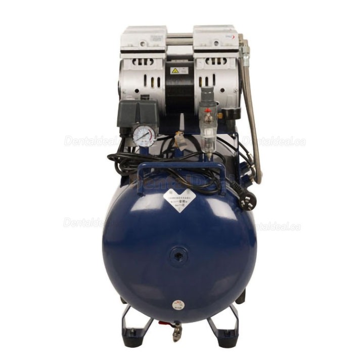 Dynamic DA7002 1.5KW/2HP Dental Oil Free Quiet Air Compressor 50L Tank